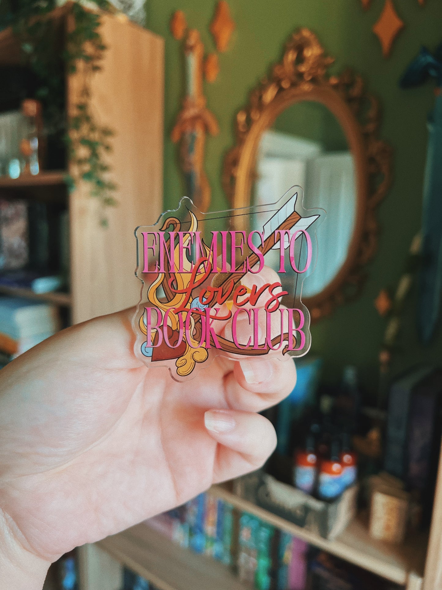 Enemies to Lovers Book club Pin