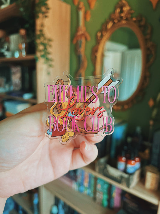 Enemies to Lovers Book club Pin
