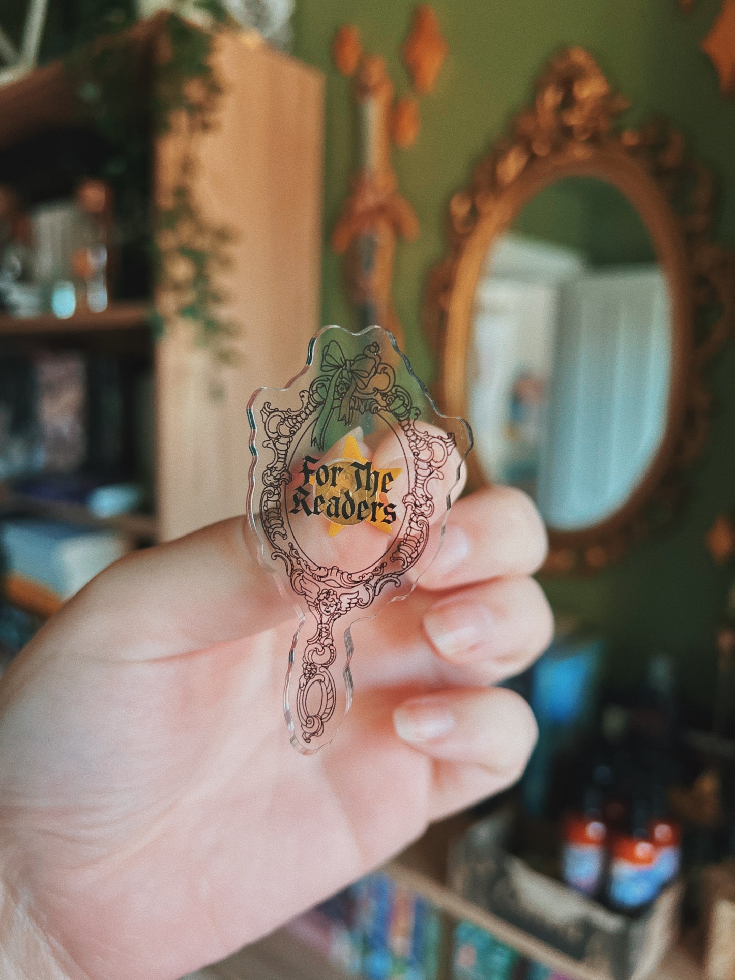 For The Readers Acrylic Pin