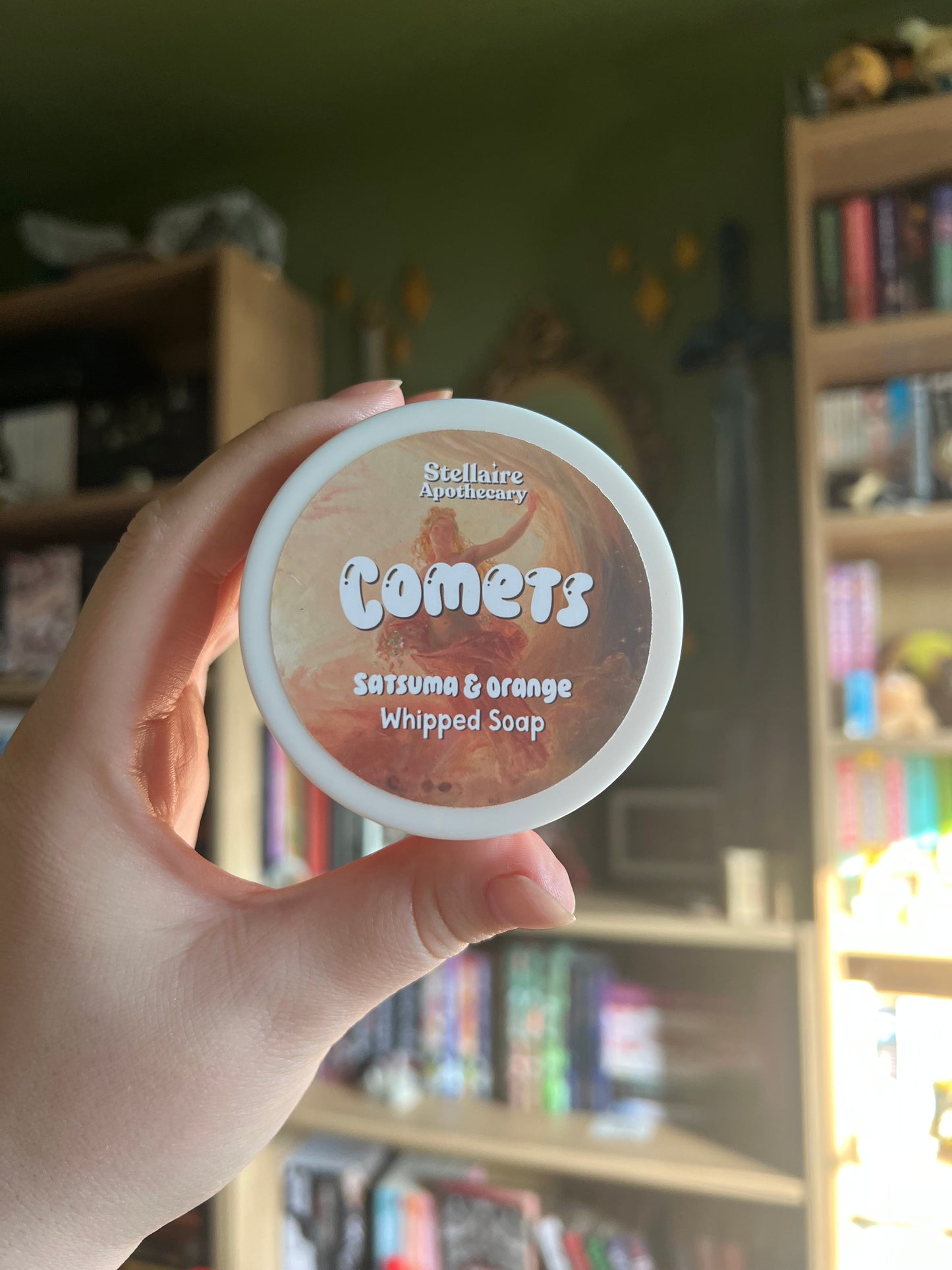 Comets whipped soap